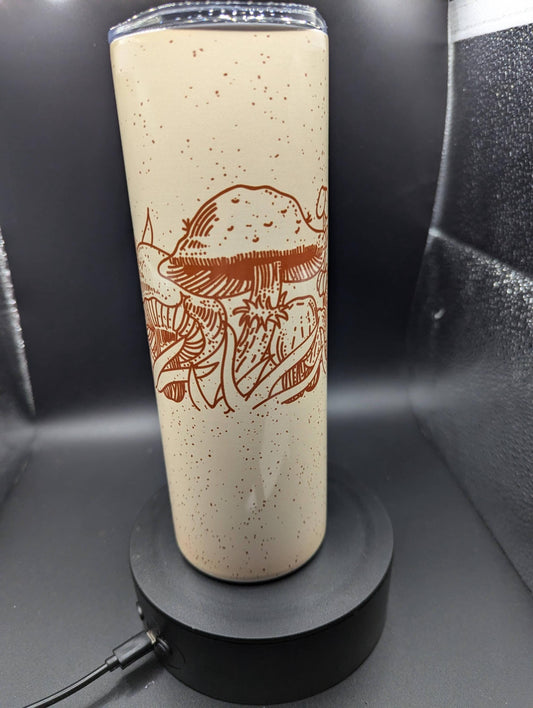 Vintage Mushroom 20oz tumbler