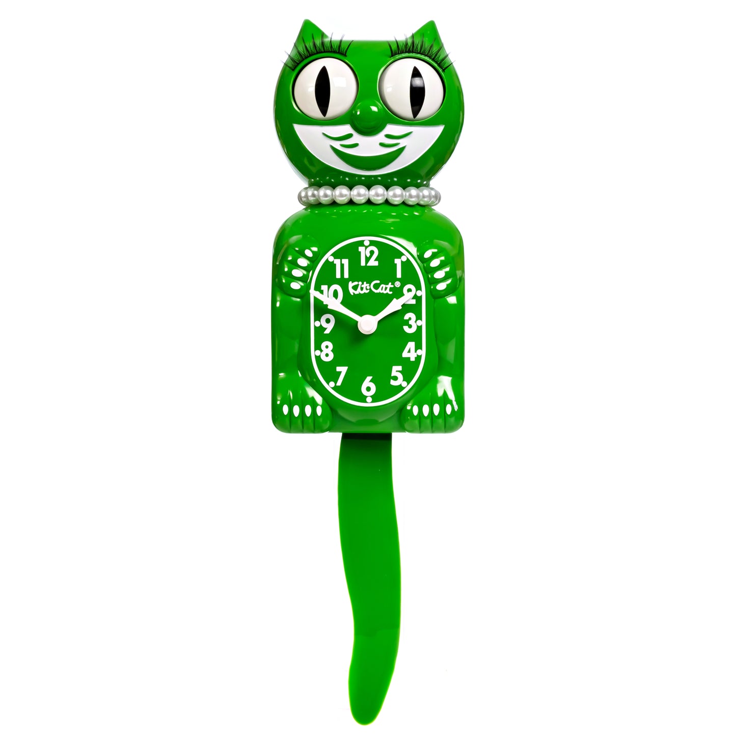 Classic Green Lady Kit-Cat Klock