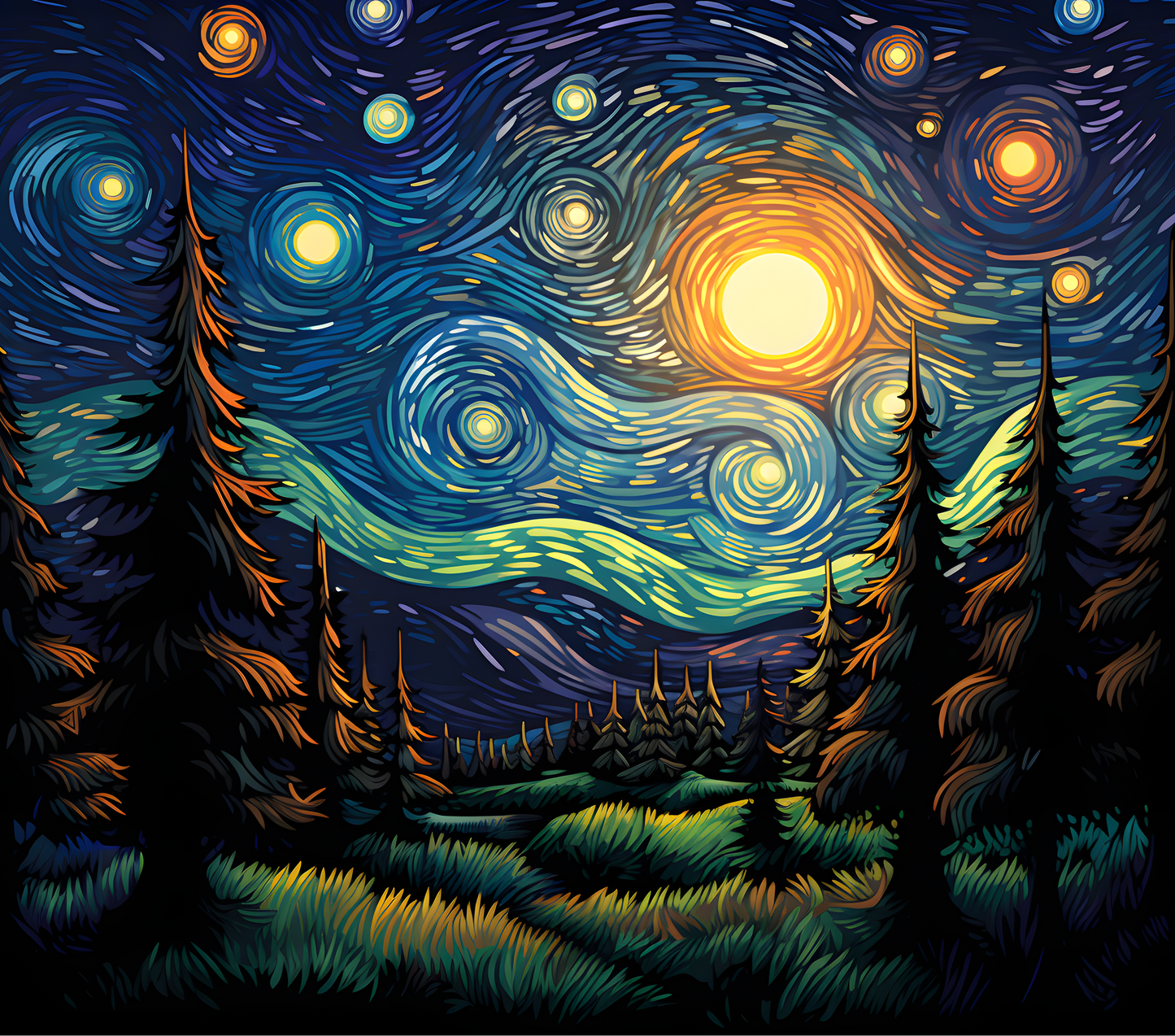 Starry Nights 20oz tumbler