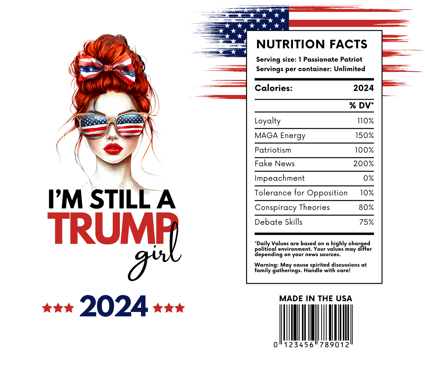 Trump Girl 2024 20oz Tumbler