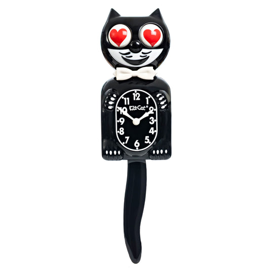 Heart Eyes Edition - Black Kit-Cat Klock