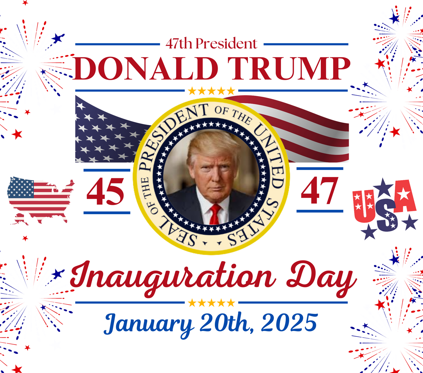 Trump Inauguration 20oz tumbler