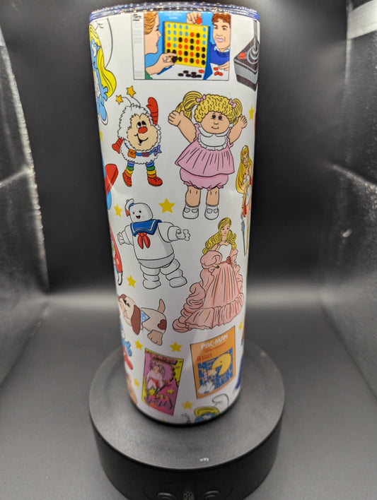 80s toys 20oz tumbler